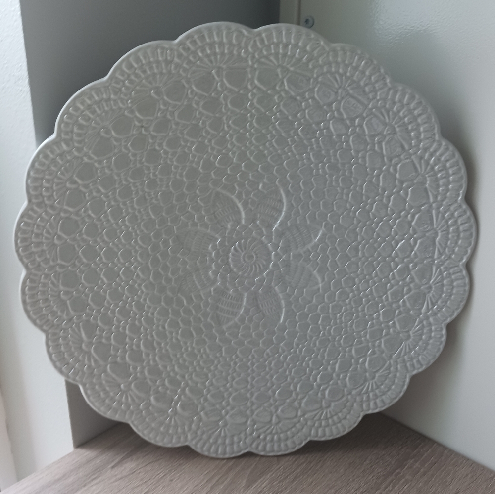 🌷 Bath & Bodyworks Large Ceramic Serving Plate / Platter - Picture 4 of 11